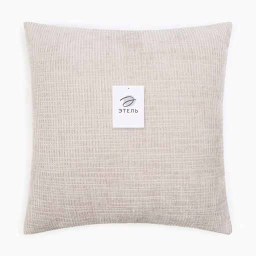 Наволочка декоративная Этель Velvet 43х43см, цвет бежевый, полиэстер  фото 9