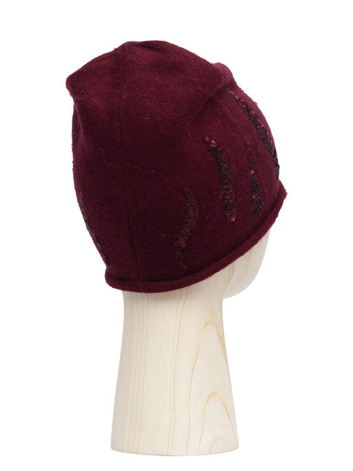 Шапка жен. шерсть+анг+нейл LB-D77027 bordo - Labbra фото 2