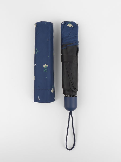 Зонт механический Цветы, 4 сложения, 8 спиц, R=47/55 см, d=94 см, МИКС