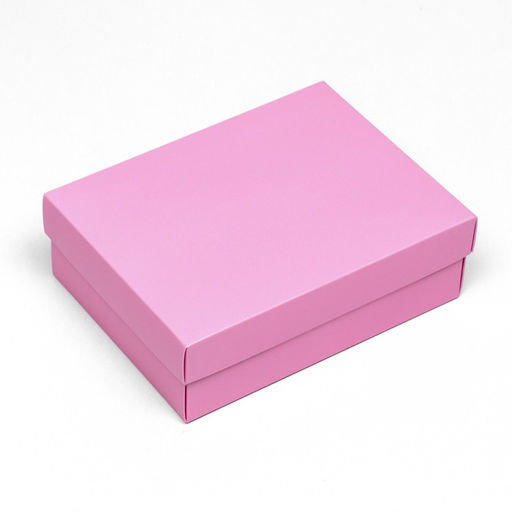 Цена за 5 шт. Коробка подарочная складная, упаковка, крышка - дно, розовая, 16.5×12.5×5.2 см