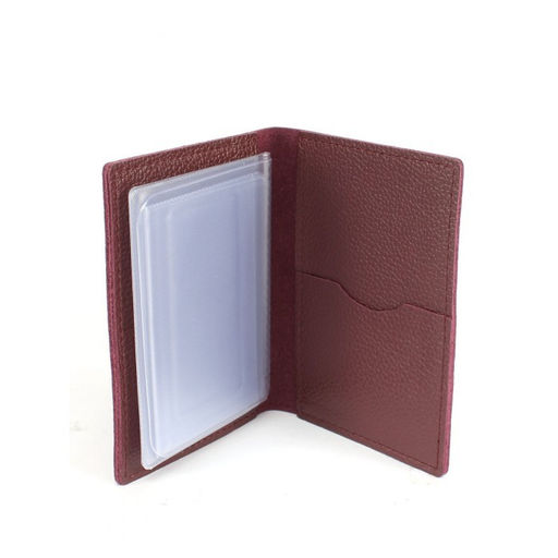 Обложка для автодокументов Croco-АВ-1107 н/к, бордо флотер (120) 265399  фото 3