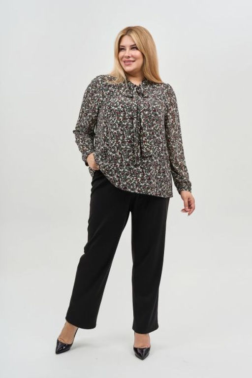 Блуза Luxury Moda 1069 черно-белый