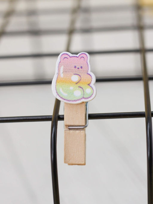 Прищепки ПО ПЛАНУ. "Candy bear", mix color