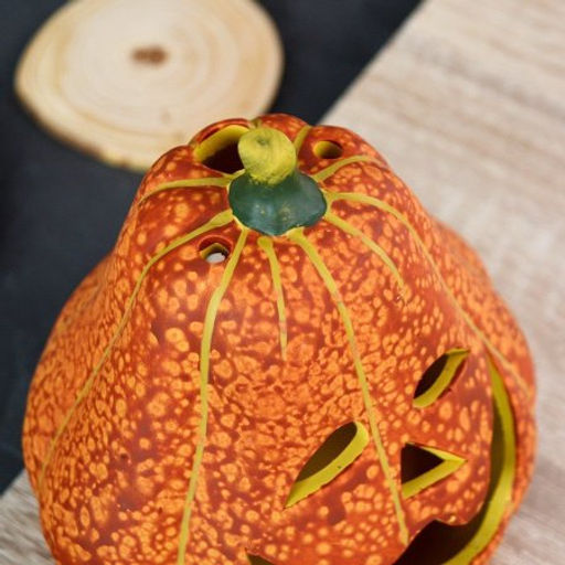 Подсвечник Тыква 11,5х9,5х12 см / 1114A /уп 4/48/ - Галеонтрейд фото 3