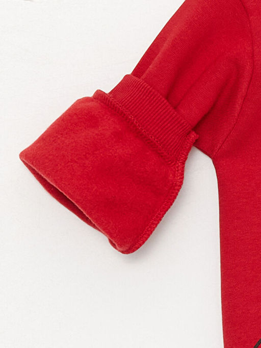 Bisiklet Yaka Uzun Kollu Minnie Mouse Bask?l? K?z Bebek Sweatshirt - Waikiki фото 3