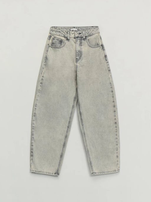 Джинсы barrel с высокой посадкой / Zarina  фото 6