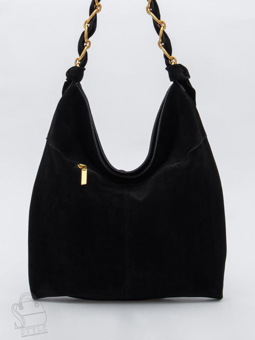 Сумка женская кожаная 1048M black Polina&Eiterou в Новосибирске