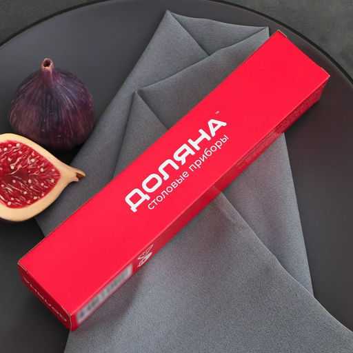 Цена за 6 шт. Вилка столовая из нержавеющей стали Доляна Оптима, длина 17,8 см, толщина 1,2 мм  фото 5