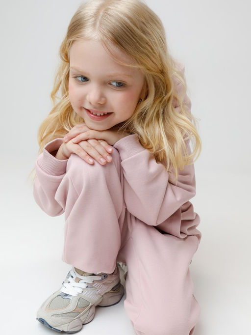 КР 400850/розовый лед к599 брюки для дев