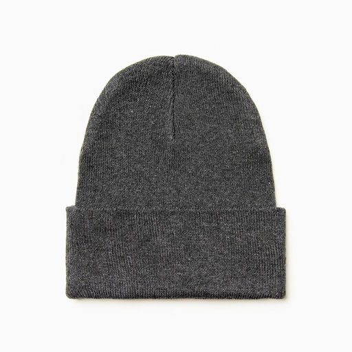 Шапка мужская двухслойная с отворотом, one size, цвет серый