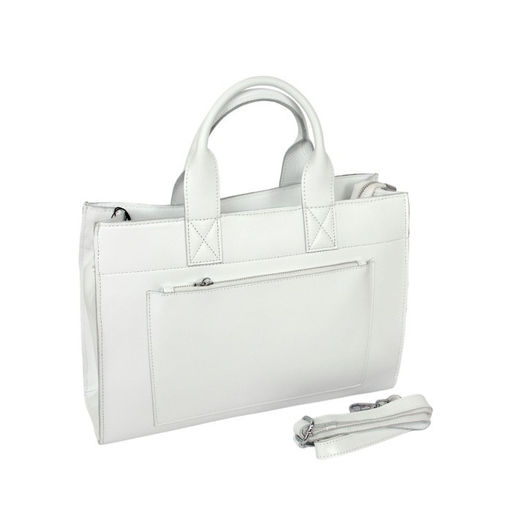 Сумка женская натуральная кожа RM-SH-8896-1, 1отд+карм/перег, плечевой ремень, белый SALE 261772 - Adelia фото 6