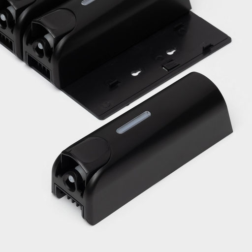 Диспенсер для мыла SAVANNA, механический, 3 отсека по 350 мл, шампунь, кондиционер, гель, чёрный фото 8