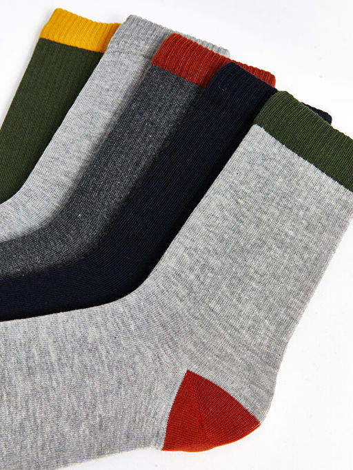 Desenli Erkek Soket ?orap 5li - Waikiki фото 3