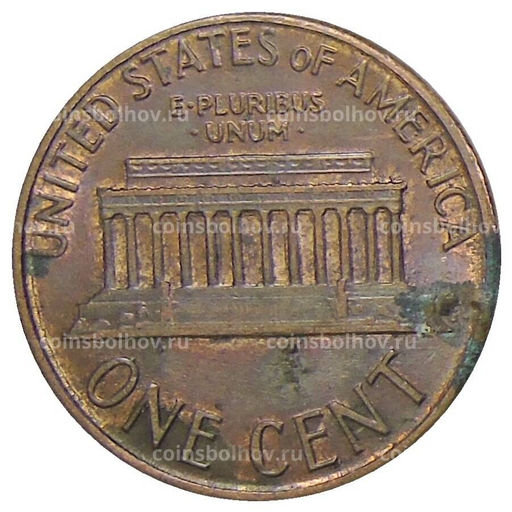 Монета 1 цент 1988 года США