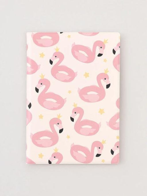 ОБЛОЖКА ДЛЯ ПАСПОРТА Flamingo Queen, плотность 600 мкм
