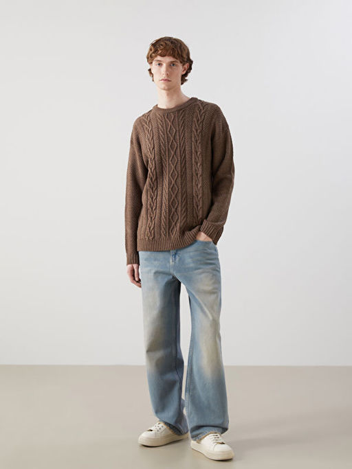 Loose Fit Erkek Jean Pantolon