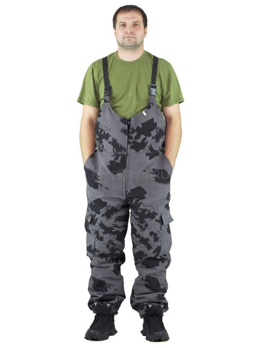 Зимний костюм Forest trail Grey для активного отдыха (на флисе) - Rax фото 9