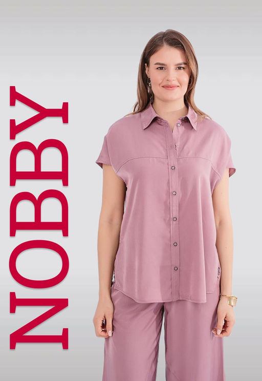 NOBBY, Блузка из вискозы 0011-104/3 (пыльная роза)  фото 7