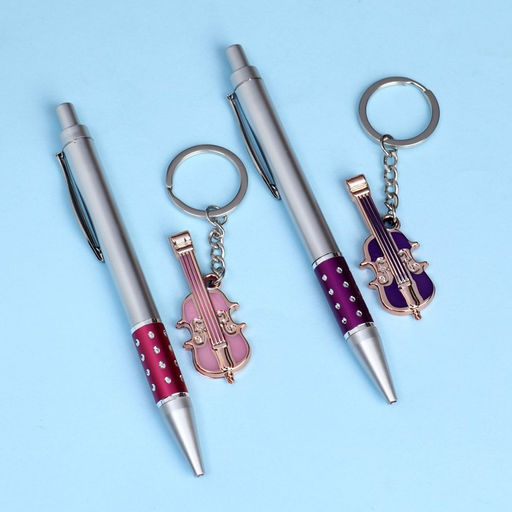Набор подарочный 2в1 (ручка, брелок скрипка) микс - Simaland фото 3