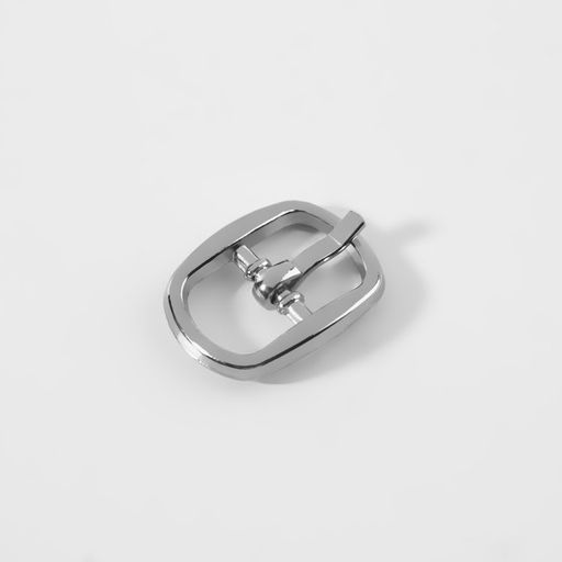 Пряжка, 1.8×1.4 см, 12 мм, 10 шт., цвет серебряный