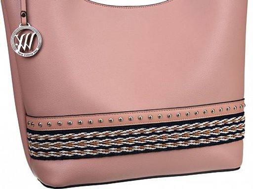 Сумка женская хобо эко-кожа 34-820-9 цвет розовый - Vera victoria vito фото 4