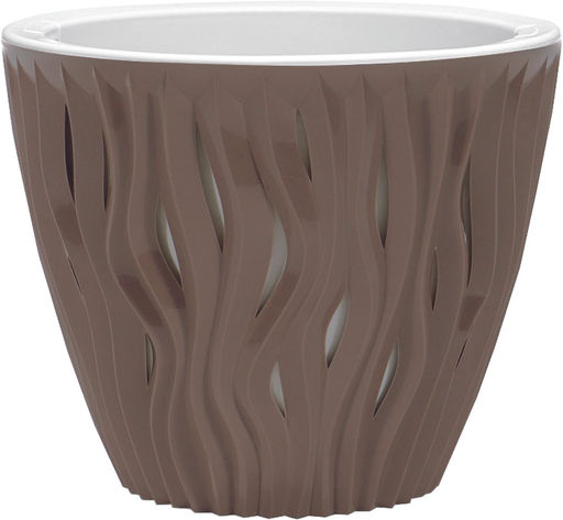 Кашпо Вдохновение (4,5л.) Цв. Мокачино (Арт. КШ-9677) - Вмс фото 2