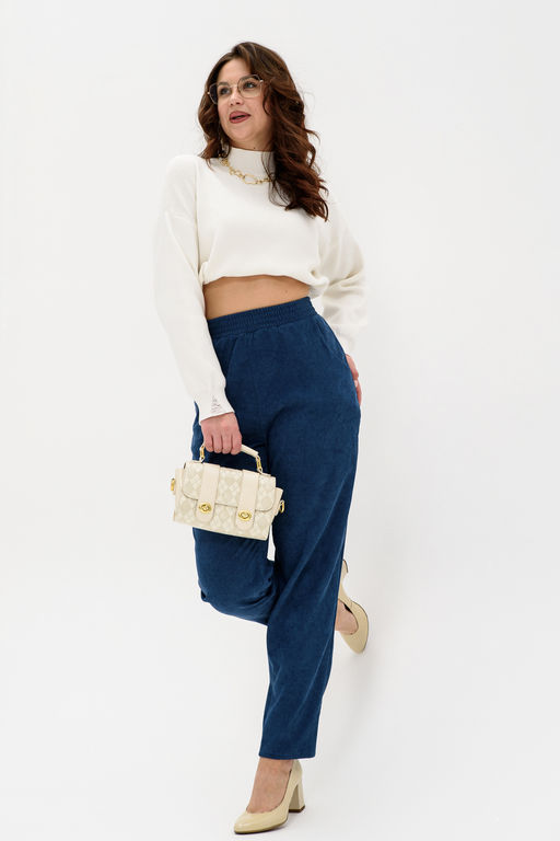 Брюки Натали микровельвет в ассортименте фото 34