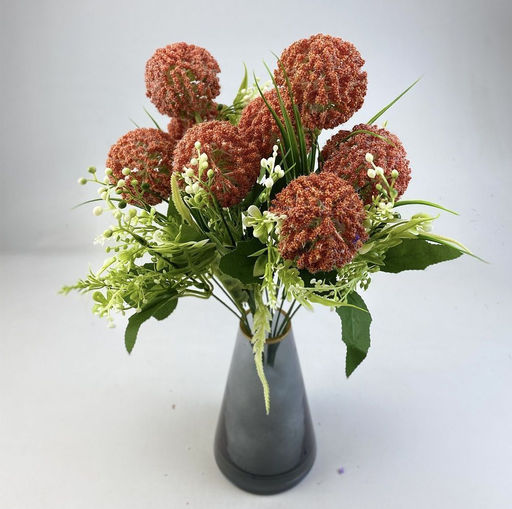 Декоративные растения, цвет оранжевый, 40 см, 8 голов - Aopen фото 2