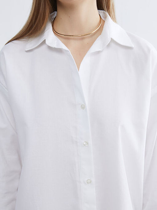 Oversize Oxford Kad?n G?mlek