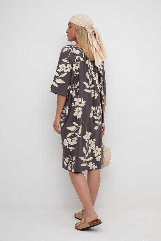 VERY NEAT _ ЕВТ 5063/коричневый,гардения платье жен