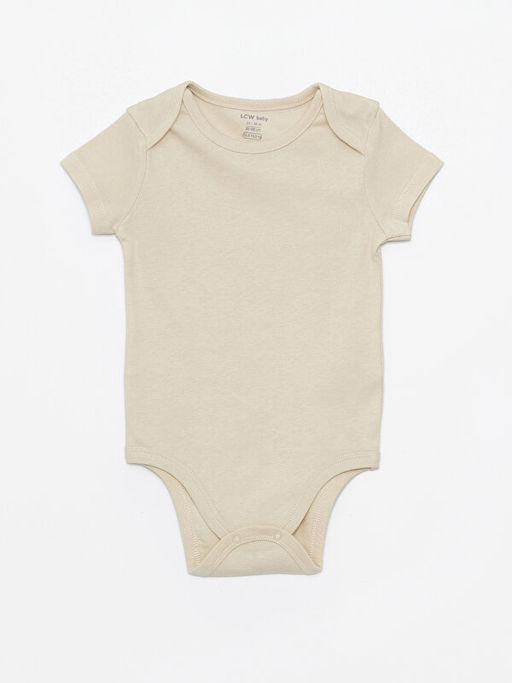 Bisiklet Yaka Uzun Kollu Bask?l? Erkek Bebek ??t??tl? Body 3l? - Waikiki фото 3