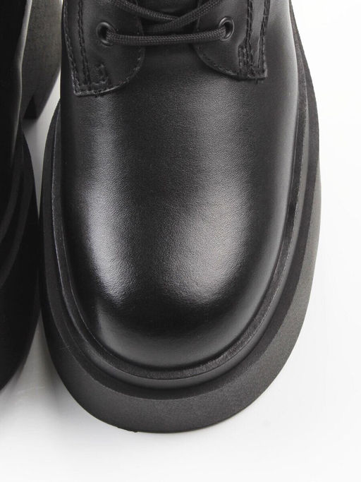 04-PAT225-1Z BLACK Ботинки зимние женские (натуральная кожа, 100% шерсть)