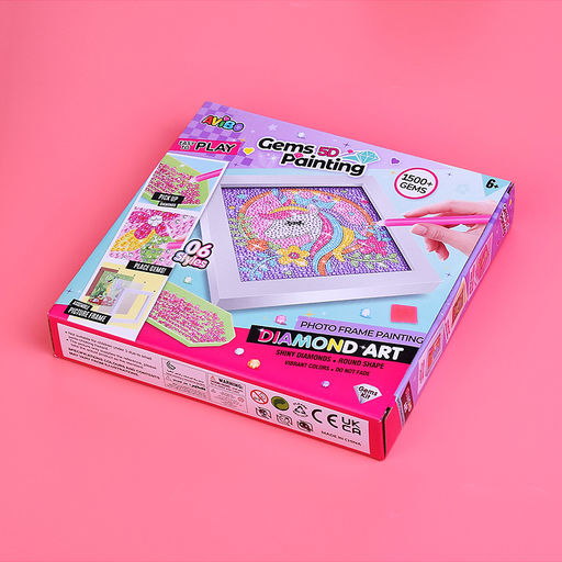 Мозаика алмазная A5501B "Единорожка" в коробке