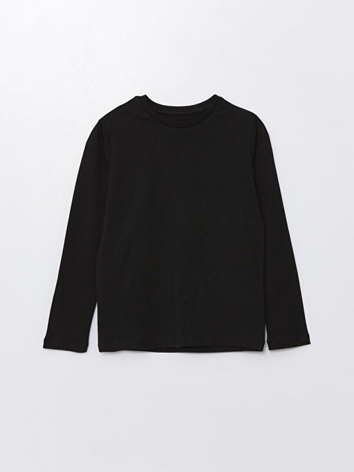 Bisiklet Yaka Uzun Kollu Erkek ?ocuk Atlet