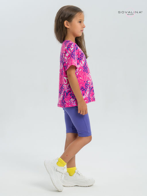 Костюм Актив надписи фуксия-вери-пери - Sovalina фото 23