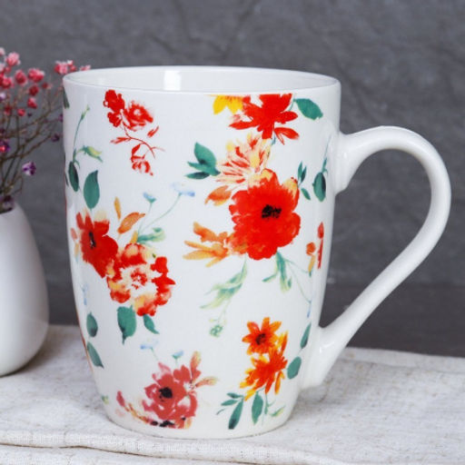 Кружка 380 мл Цветы / Y-374 /уп 72/ - Галеонтрейд фото 2