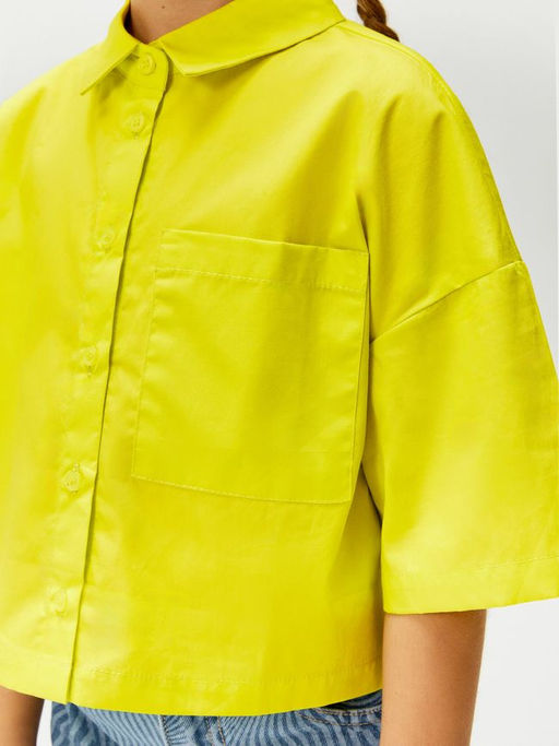 ACOOLA / Блузка детская для девочек Coburg лайм  фото 3