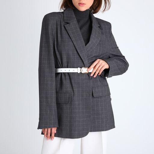 Ремень женский, ширина 3.8 см, пряжка металл, цвет белый - Simaland фото 3