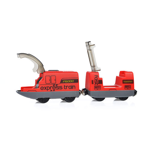 Поезд "Exspress train" красный, в коробке