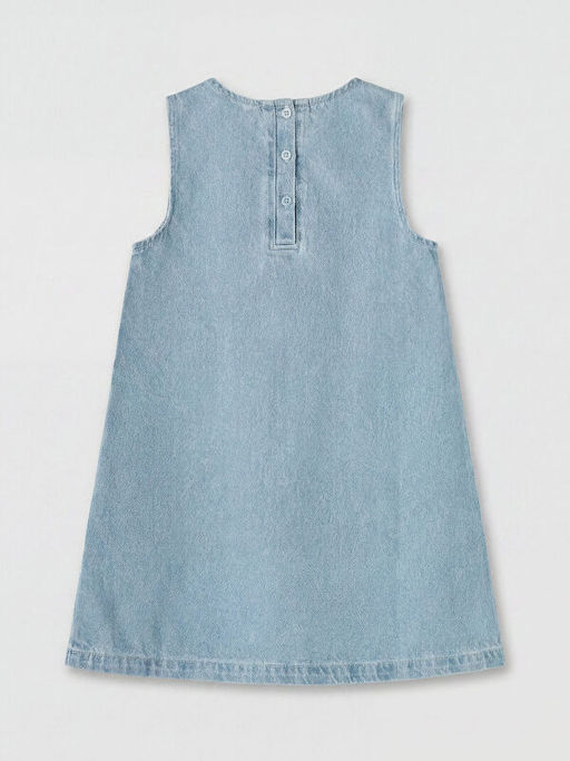 ?i?ek Nak??l? K?z ?ocuk Jean Elbise