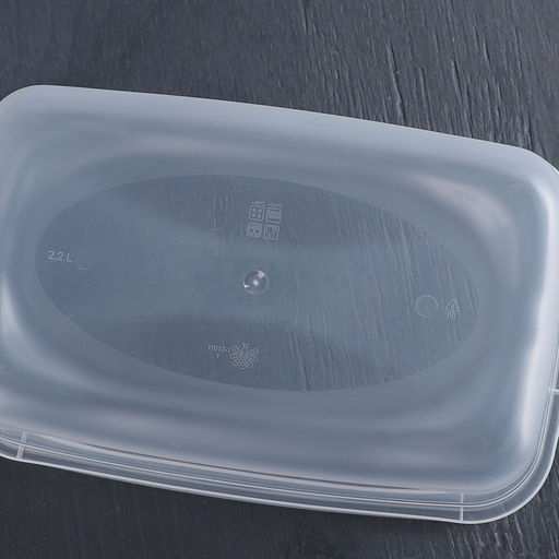 Контейнер для продуктов Полимербыт «Каскад», 2.2 л, пластик, прозрачный, крышка микс