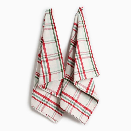 Набор новогодних полотенец Этель Cell 38х63см - 2 штуки, хлопок 100%