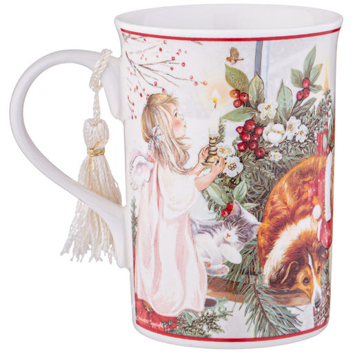 КРУЖКА LEFARD CHRISTMAS 320 МЛ ПУАНСЕТТИЯ (КОР=36ШТ.) фото 3