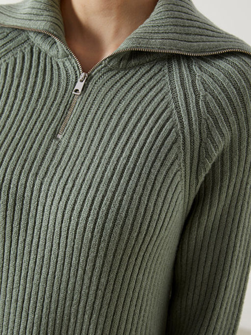 Kay?k Yaka Kad?n Triko Elbise