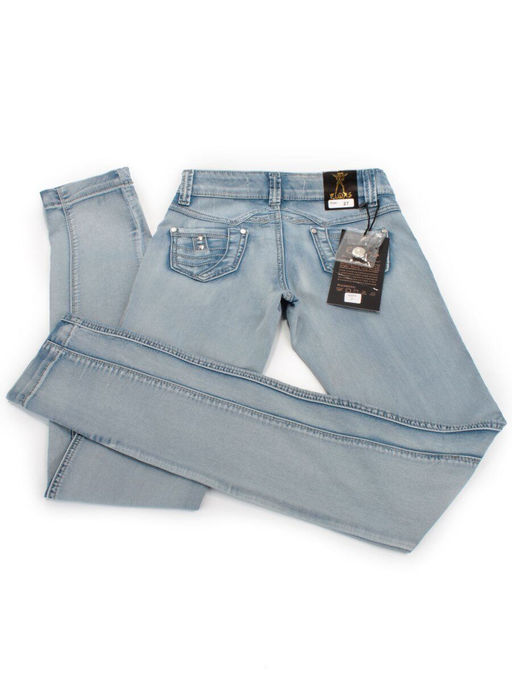 X2471 LT. BLUE Джинсы женские - Fashion фото 4