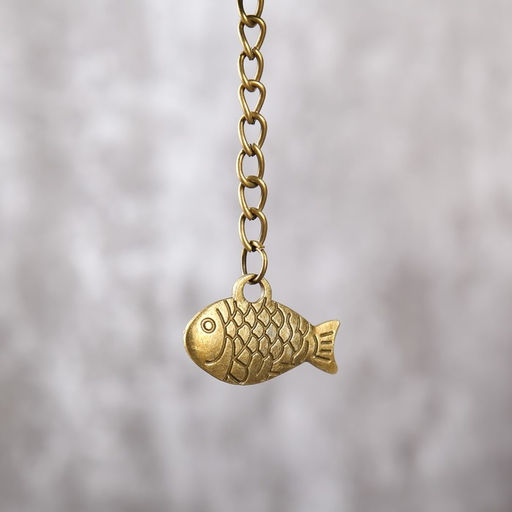 Цена за 2 шт. Колокольчик металл Будда и карп h=4,8 см d=6 см - Simaland фото 3