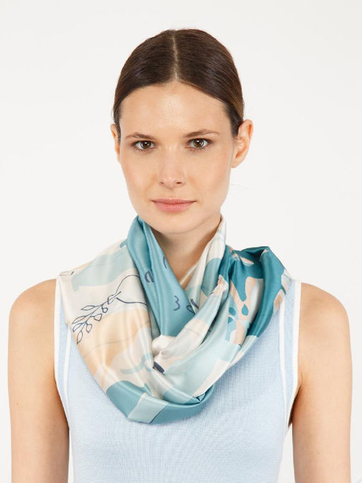 Палантин жен. виск+шелк 70х180 LG34-816-14 - Labbra фото 4