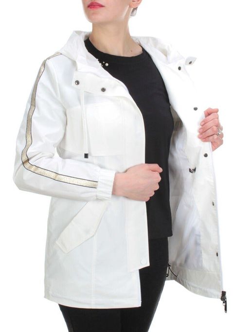 FY-259 WHITE Ветровка женская COSEEMI (65% хлопок, 35% полиэстер) - Fashion фото 8