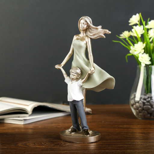 Фигурка полистоун «Мать и сын», 24×11×7 см