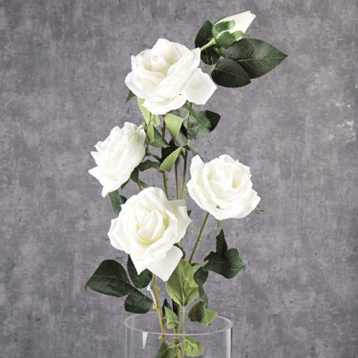 Цветок искусственный Роза 90 см 5 бутонов / NT47-6 /уп 50/400/ - Галеонтрейд фото 12